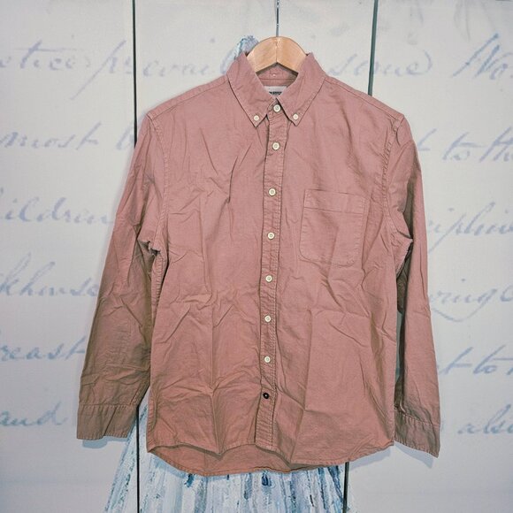 Taylor Stitch The Jack Shirt Size 38 Salmon Pink 100% Cotton - Picture 1 of 7
